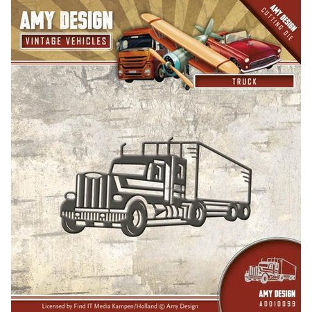 Amy Design Stanzschablone: LKW, Truck