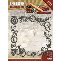 Punching template: Vintage frame