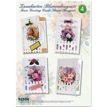Craft Kit, Fence Greeting Cards Flower Bouquets