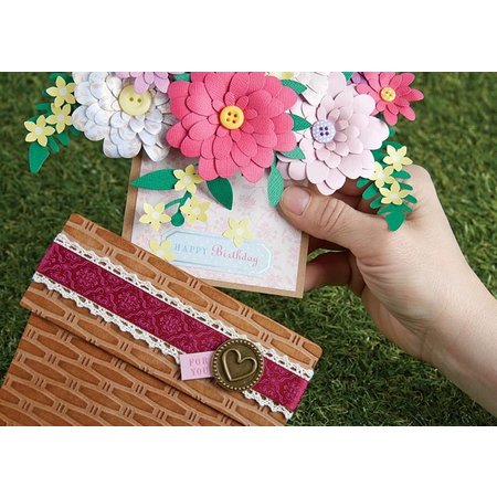 X-Cut / Docrafts Taglio muore decorativo, Gerbera Delizioso