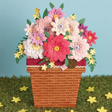 X-Cut / Docrafts Taglio muore decorativo, Gerbera Delizioso
