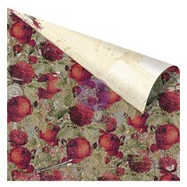 De doble cara impresa Diseñador papel, "Las rosas son rojas"
