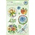 Stempel / Stamp: Transparent tampons transparents: fleurs et libellule