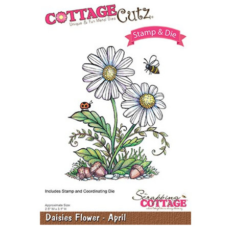 Cottage Cutz NEW stempling sjablong stempel +: Flower