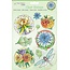 Stempel / Stamp: Transparent Gjennomsiktige stempler: blomster og øyenstikker