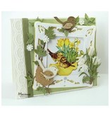 Marianne Design Punching template: Petra's square with nest