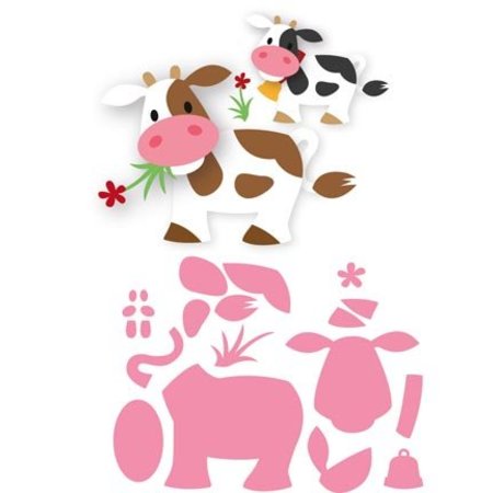 Marianne Design Bokse mal: Eline ku