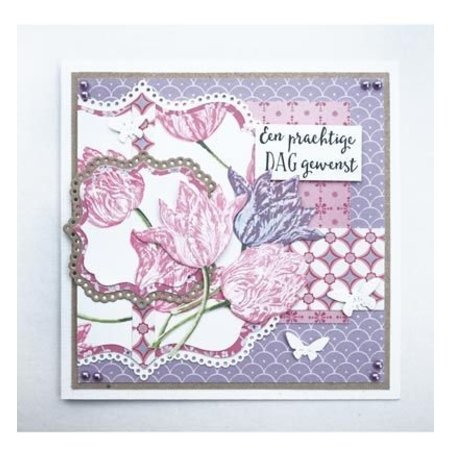 Marianne Design Punching template: Basic, Classic square