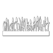 Punching template: Border grass