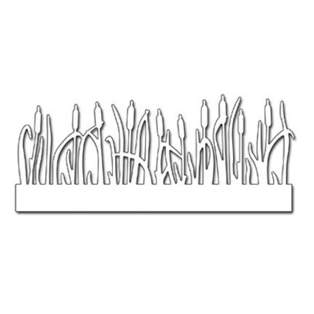 Penny Black Punching template: Border grass