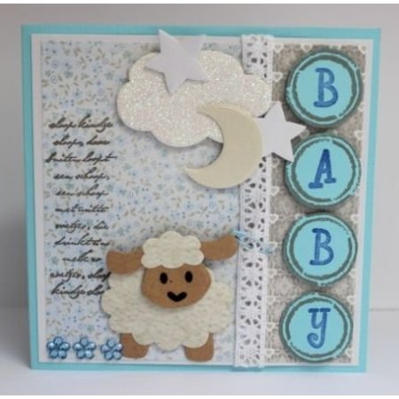 Marianne Design Puncionar e modelo embossing Collectables - ovelha Eline