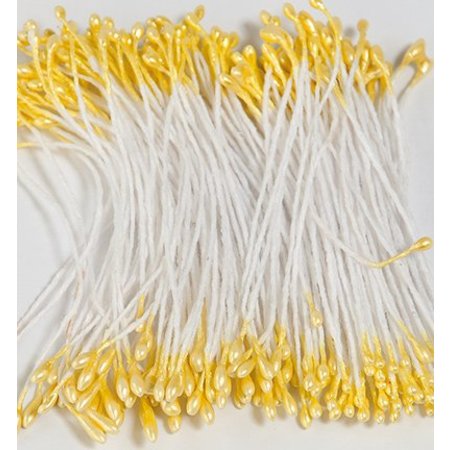 BASTELZUBEHÖR, WERKZEUG UND AUFBEWAHRUNG Stamen, yellow