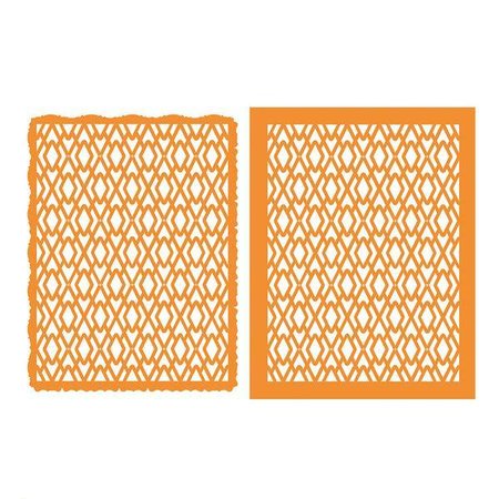 TONIC Stanzschablonen: Deco Rahmen Diamond