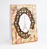 TONIC stampi taglio: Deco ovale Trellis (dimensioni: 168 x 118 mm)
