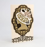 TONIC Cutting dies: Deco Oval Trellis (size: 168 x 118 mm)