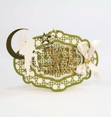 TONIC Stanzschablonen: Deco Oval Trellis (groß:168 x 118 mm)