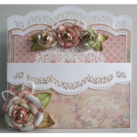 Spellbinders und Rayher Perfurando modelo: Filgrane Borders