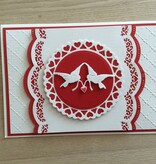 Spellbinders und Rayher Perfurando modelo: Filgrane Borders