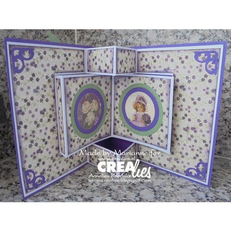Crealies und CraftEmotions Stan templates: corner