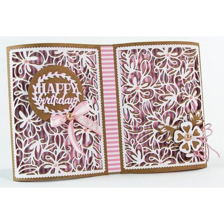 TONIC dies de corte: flower frame Deco