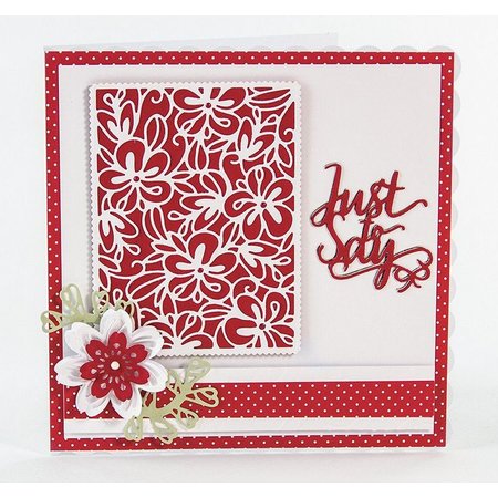 TONIC dies de corte: flower frame Deco