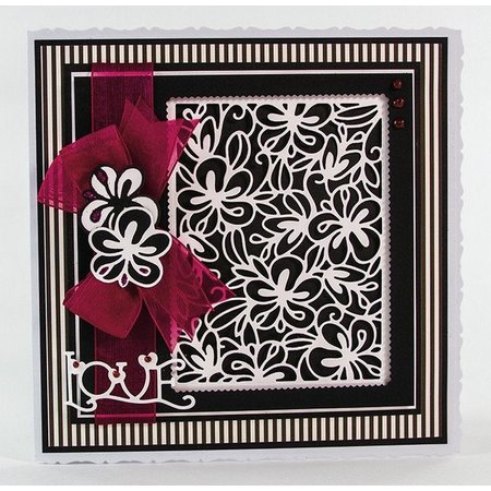 TONIC dies de corte: flower frame Deco