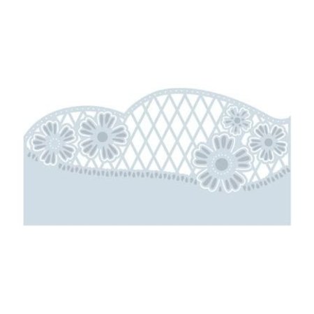 Joy!Crafts Punching template: Border and flowers