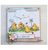 Marianne Design Timbre transparent: canetons mignons