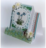 Joy!Crafts Punching template: Border grass with flowers