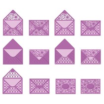 Stempelen en embossing sjabloon: envelop, voor A6-kaarten