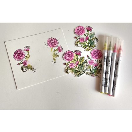 Cottage Cutz NEU Stanzschablone + Stempel: Flower