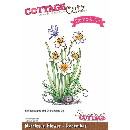 Cottage Cutz NY stempling stencil stempel +: Flower