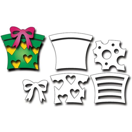 Elisabeth Craft Dies Punching template: Gifts