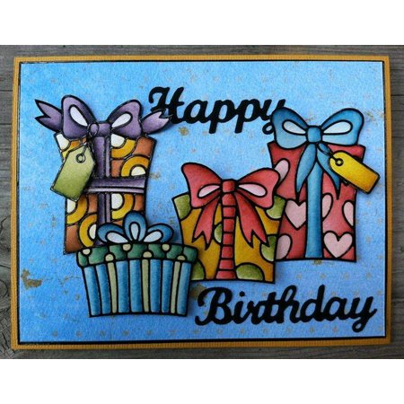Elisabeth Craft Dies Punching template: Gifts