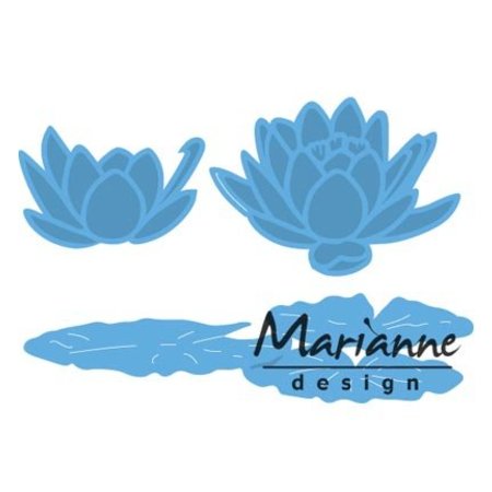 Marianne Design Punching mal: Tiny er vannlilje