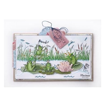 Marianne Design modèle poinçonnage: Tiny nénuphar