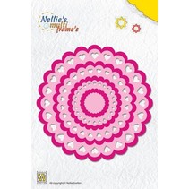 modelo de perfuração: Coração Rosette