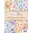 Wild Rose Studio`s A4 Paper Pack akvarell blomster, 40 ark