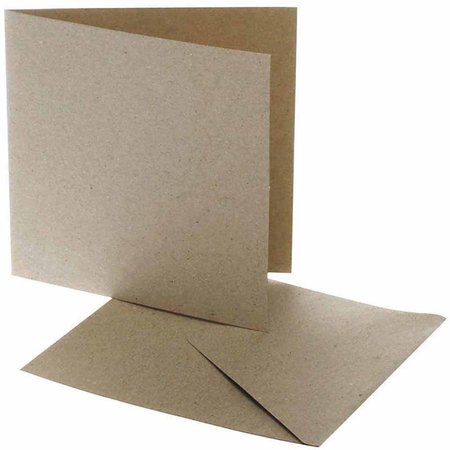 KARTEN und Zubehör / Cards Afmeting kaart 12,5 x12, 5 cm, natuurlijke