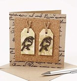 KARTEN und Zubehör / Cards Dimension de la carte 12,5 x12, 5 cm, naturel