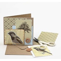 Set of 10 cards and envelopes + Free picture guide for a nostalgic Card + Free Designer Series Paper