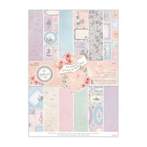 Designers block with part cut sheets