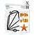 X-Cut / Docrafts Punch - og preging mal for en stjerne
