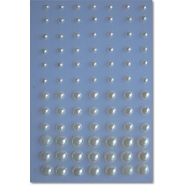 Adhesive beads, cream color