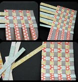 Spellbinders und Rayher Shapeabilities de modèle en métal, asiatiques Accents, ~ 2,8 x 2,7 à 22 x 2,5 cm. Un ensemble de 6 Modèle!