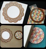 Spellbinders und Rayher Shapeabilities modello di metallo, asiatici Accenti, ~ 2,8 x 2,7-22 x 2.5 cm. Un set di 6 Template!