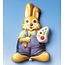 GIESSFORM / MOLDS ACCESOIRES Dekostecker Rabbit with color palette, 22x14cm, 500g Material Requirements