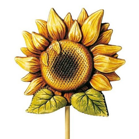 GIESSFORM / MOLDS ACCESOIRES Gießform, Dekostecker Sonnenblume, 18cm