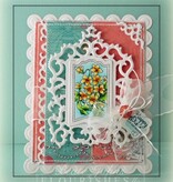 Spellbinders und Rayher Molde de metal Samantha Walker, Armação e Acentos Antique