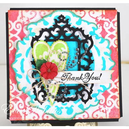Spellbinders und Rayher Molde de metal Samantha Walker, Armação e Acentos Antique